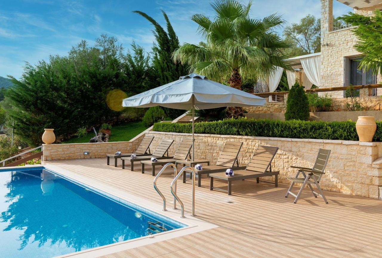 Ionian Diamond Villas Mikros Gialos Luaran gambar