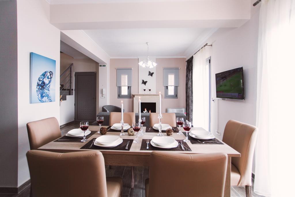 Ionian Diamond Villas Mikros Gialos Luaran gambar